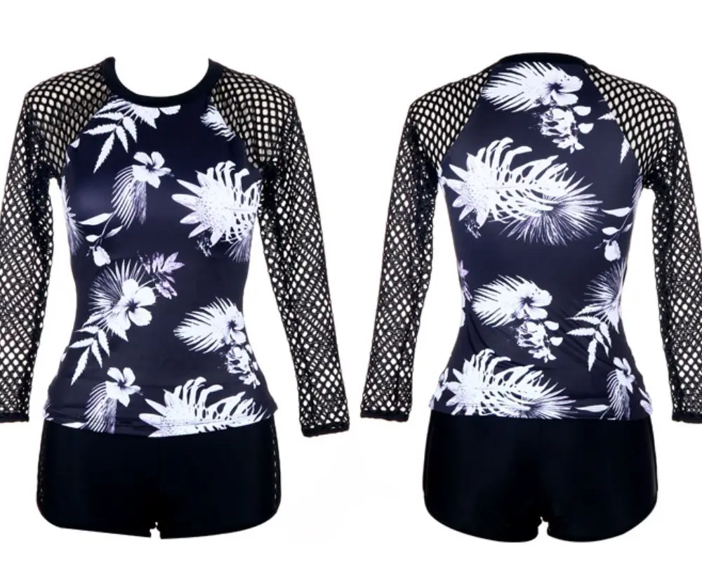 Сетка Плавание спорта купальные костюмы серфинг костюм Для женщин женский