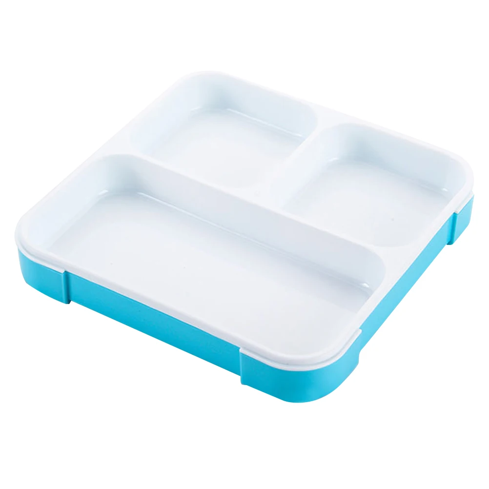 Тонкий Ланч бокс с 3 отсеками многоразовые контейнеры для хранения продуктов