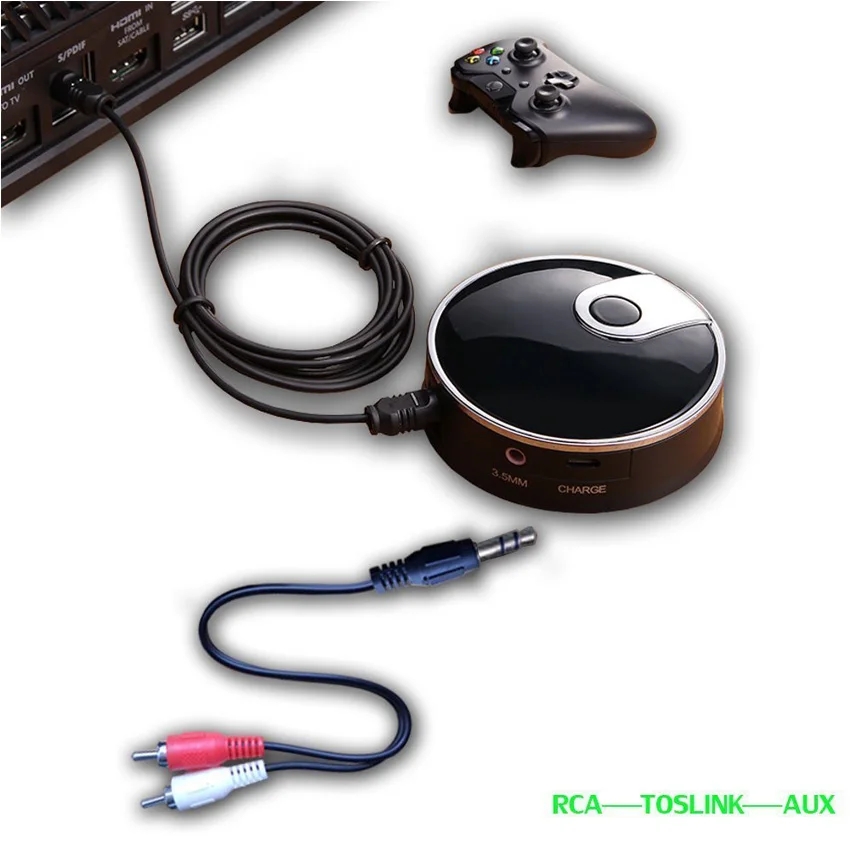 Bluetooth 4 0 аудио передатчик оптического волокна Вход коаксиальный/AUX для Smart TV Xbox PS4