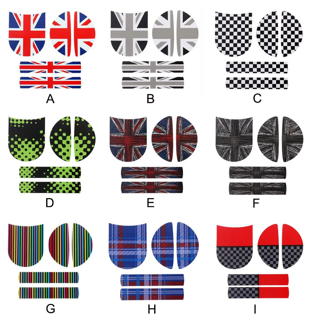 5 шт./лот Автомобильная наклейка на дверную ручку Виниловая защита от муравьев и