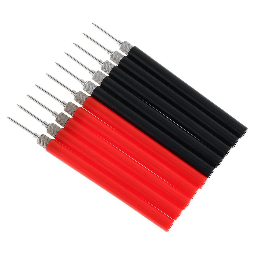 Пружинный тестовый Наконечник Зонда 10 шт./лот изолированный крюк проводной