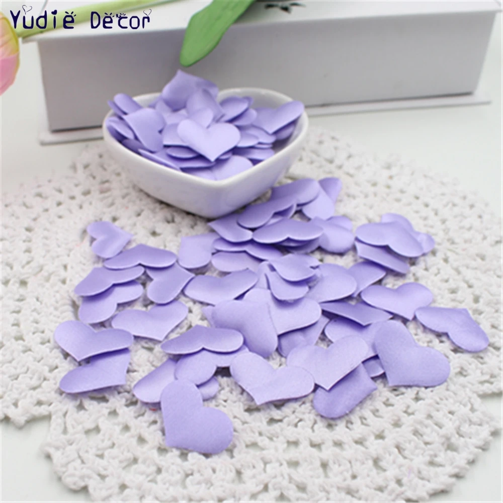 Фиолетовый 100 шт./лот искусственное маленькое с сердечком для DIY свадебный автомобиль свадебного зала вечерние различных праздничных мероприятий искусство украшения для скрапбукинга - Цвет: Фиолетовый