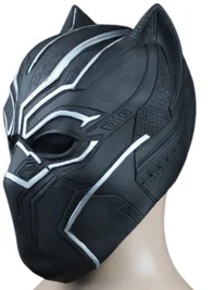 Mask Only Marvel Мстители 3: война бесконечности Черная пантера Костюм/Маска Wakanda король Т 'чалла комбинезон боди Хэллоуин Косплей Костюм - Цвет: Mask Only