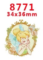 8771 30 шт мультфильм персонаж плоское украшение из смолы PR 8878 - Цвет: 8771