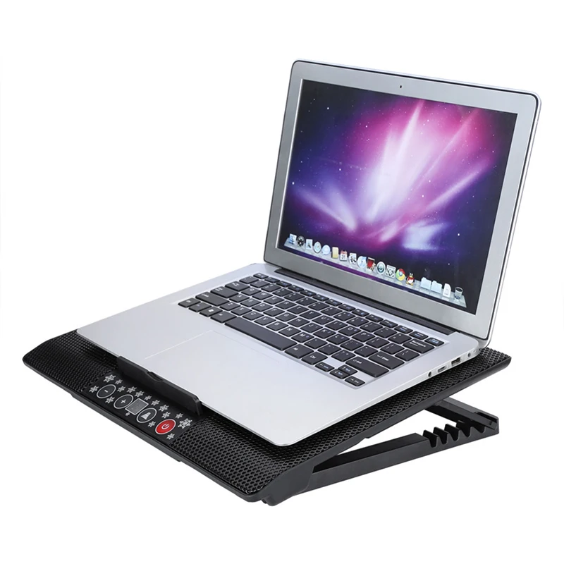 Охлаждающая подставка для ноутбука охлаждающая светодиодная Macbook 11 to17 дюймов