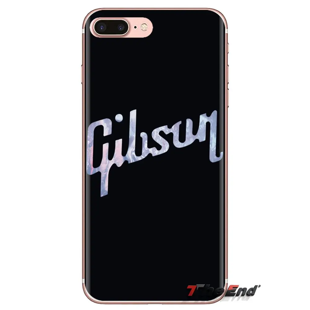 Для Xiaomi Mi4 Mi5 Mi5S Mi6 Mi A1 A2 5X 6X 8 9 Lite SE Pro Max Mix 2 3 2S TPU прозрачные чехлы Gibson гитара