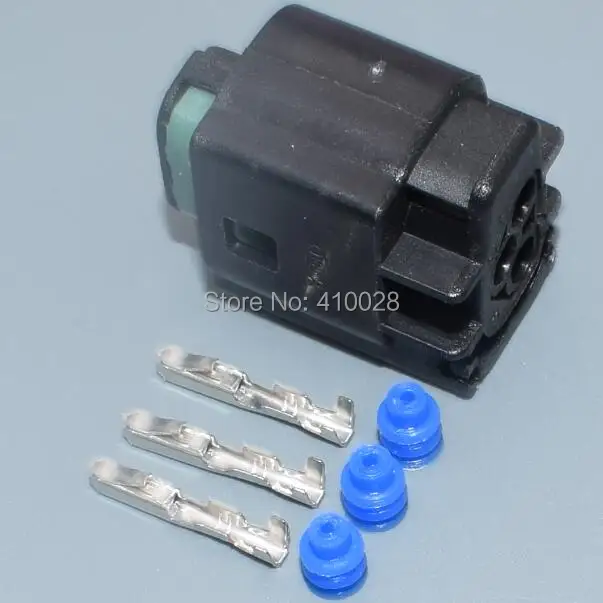 

shhworldsea 3pin 0.6mm plastic Radar sensor plug connector,auto light waterproof electrical plug for BMW 968402-1