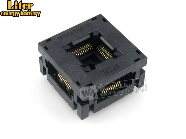 Стандартная тестовая розетка Yamaichi для сгорания IC с шагом 0 8 мм посылка FP44 TQFP44 FQFP44