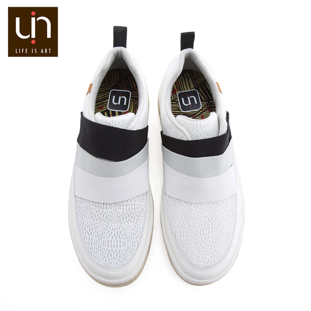 UIN Ibiza Design Men Casual Sneakers Breathable Slip-on Shoes Microfiber Travel Flats Male Fashion Loafers | Обувь