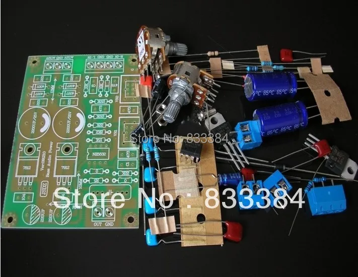 Комплект платы басового фильтра DIY NE5532 50 Гц-150 Гц регулируемая бесплатная