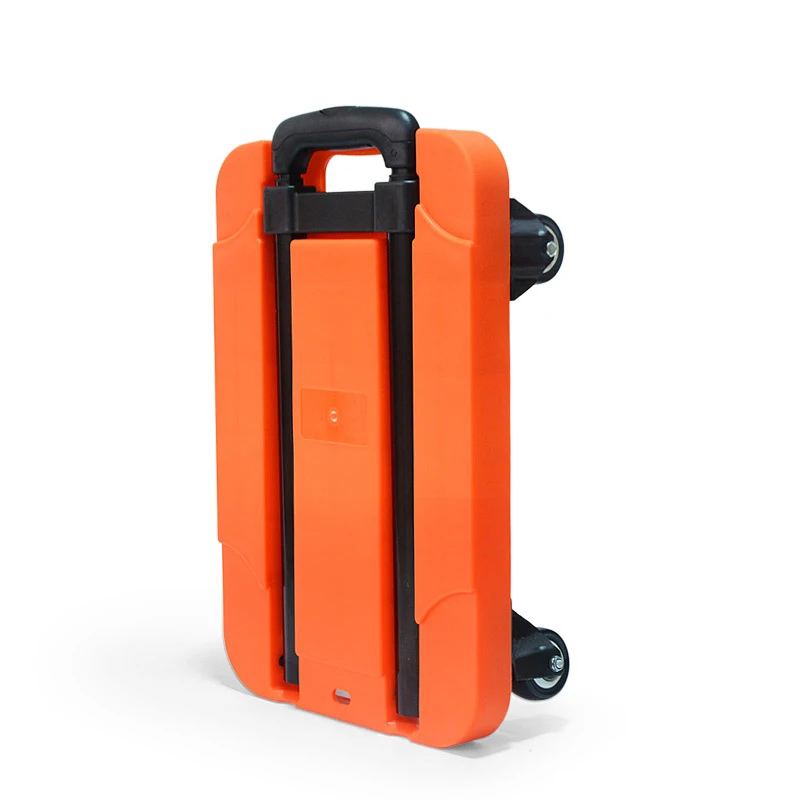 

200 кг Складная портативная ручная тележка Плоская тележка складная сумка тележки для багажа Тележка для покупок портативный из нержавеющей...