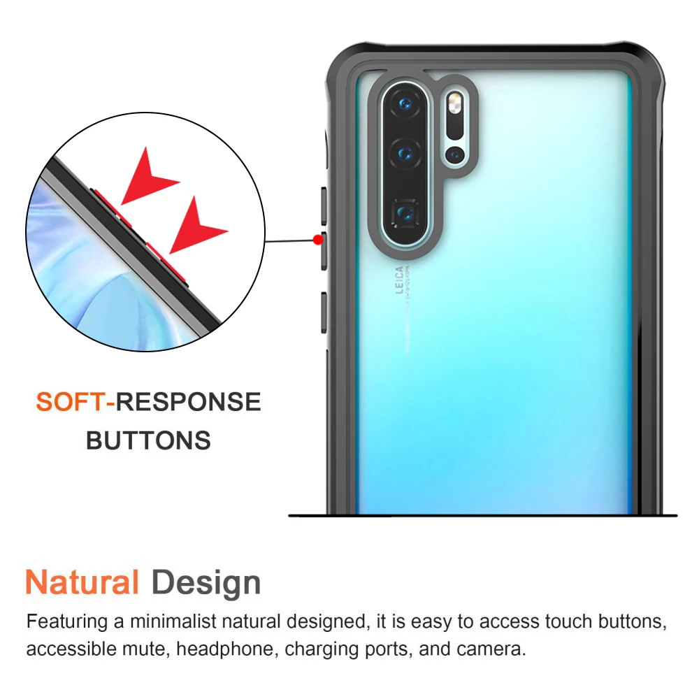 _ 360 полноразмерный защитный чехол для Huawei P30 Pro Чехлы противоударный бампер