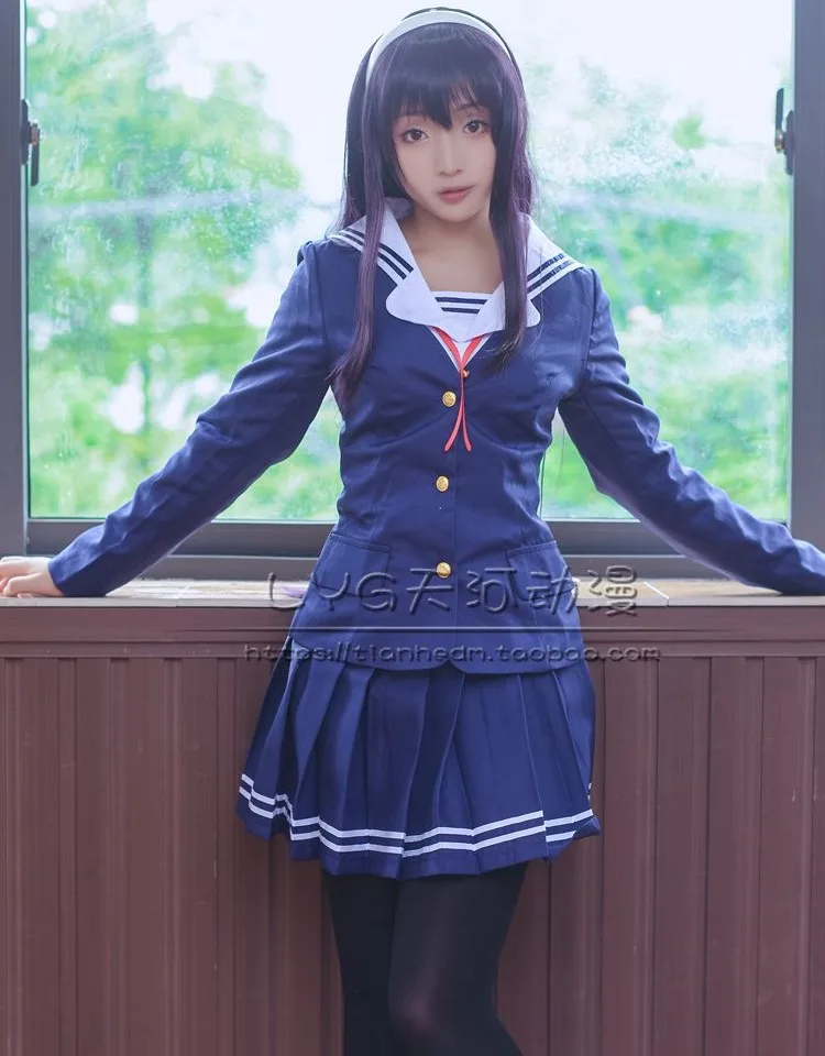 Фото Saekano: как поделиться скучной девушкой эрири Спенсера Савамура свитеры матросский костюм Школьная форма платье костюмы для косплея №2