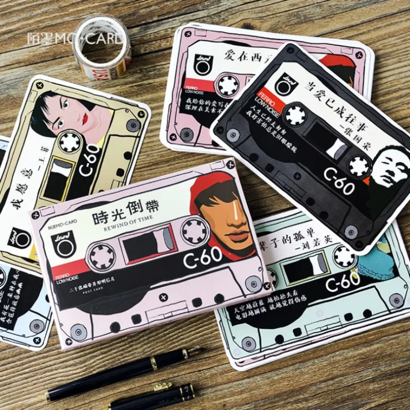 30 шт./кор. перемотки времени старинные открытки открытка поздравительная