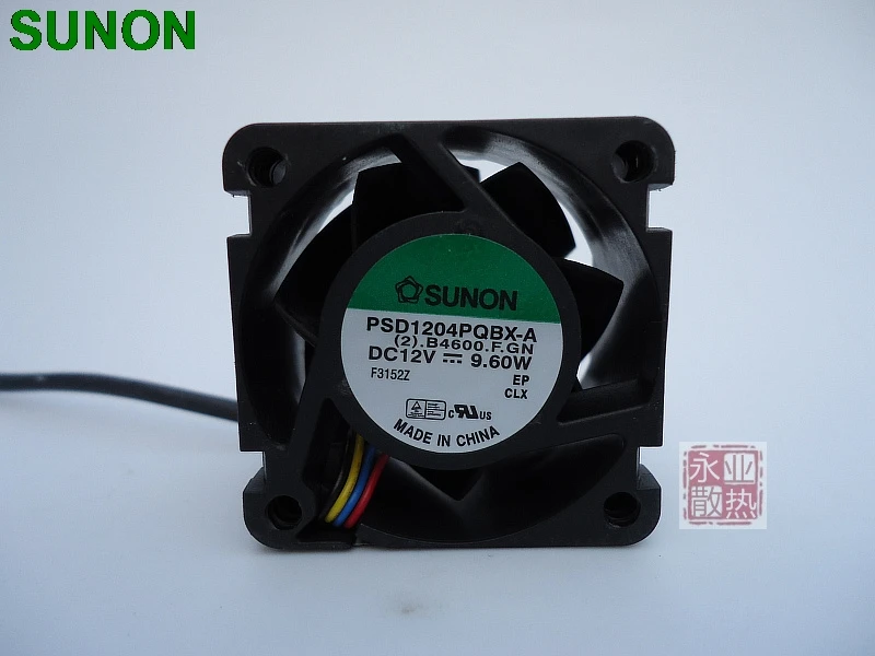 Для серверных вентиляторов Sunon PSD1204PQBX A 4028 40 мм 12 В 9 60 Вт R210 0T705N 0N229R|server fan|40mm 12v12v 40mm