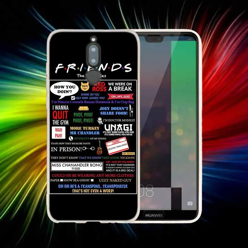 Coque Capa 03 Мягкий силиконовый чехол для huawei Коврики 20 10 Lite 20 pro s Nova 3 4 3i y9 y6 y5 y7 pro 20X крышка друзей ТВ шоу - Цвет: Coque Capa 03