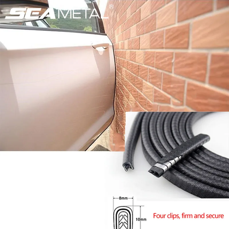 5 м 10 уплотнительная полоса для автомобильной двери защита от царапин ПВХ и сталь