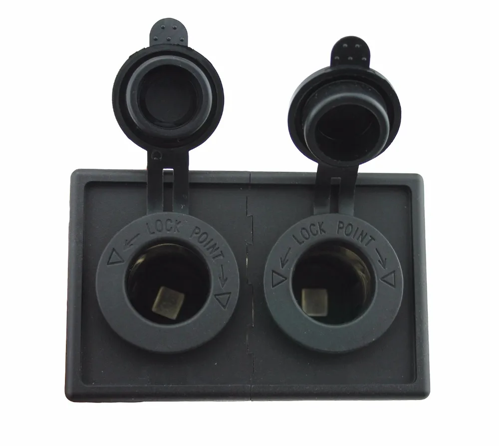 IZTOSS 12 V/24 V 2 шт прикуриватель адаптер питания розетка с корпусом держатель панель