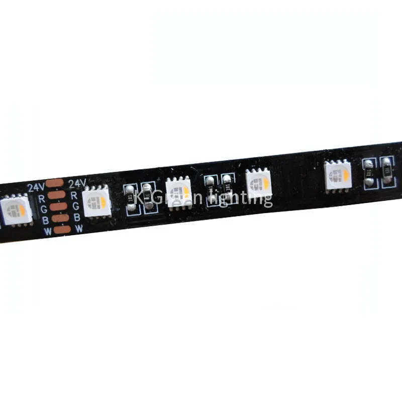 5mX Новое поступление DC24V вход 5050SMD RGBW светодиодный ленты 60 светодиодный/м, 5 м/рулон RGB-WW, RGB-CW, ПХБ черного IP30, IP65, IP67