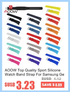 AOOW силиконовый ремешок для samsung gear S2 R720 сменный Браслет ремешок для gear S2 спортивные часы с камуфляжным цветочным принтом