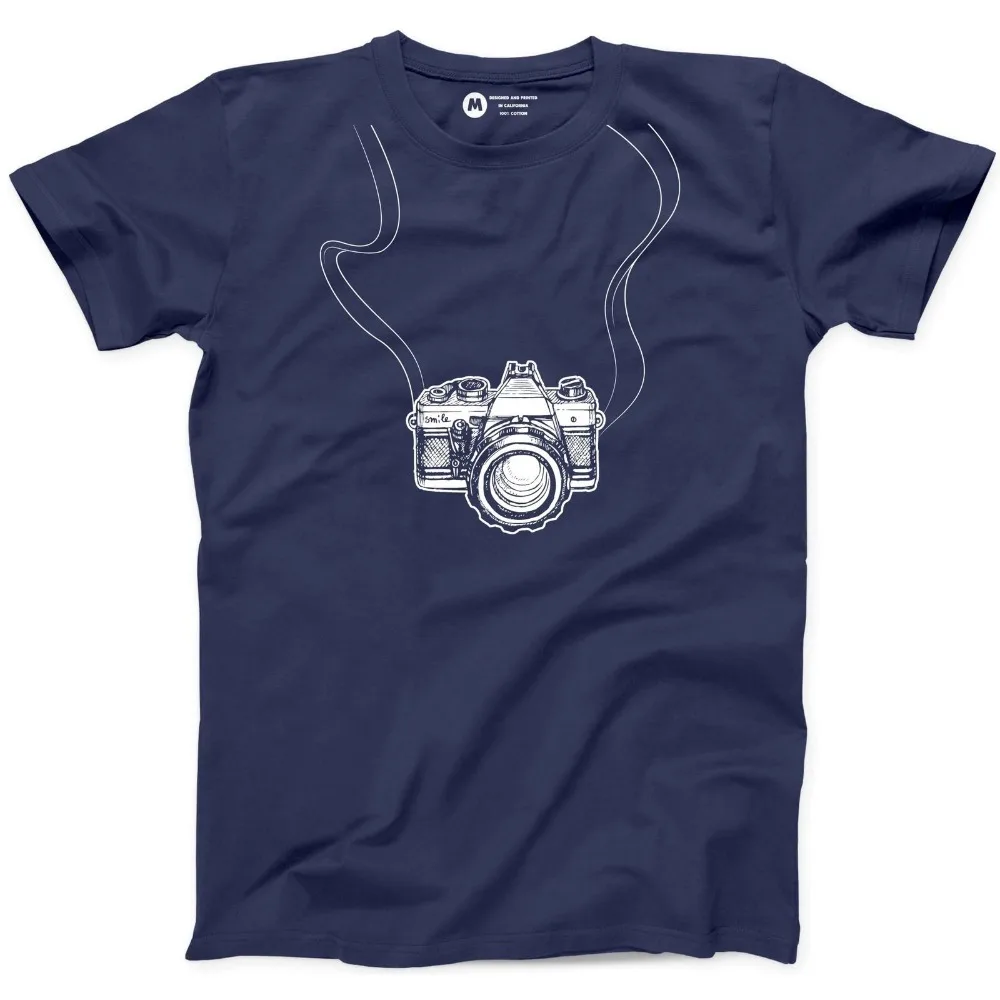 2019 летняя футболка с подвесной камерой фотограф забавная селфи фото унисекс