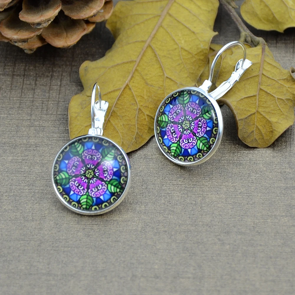 Boho Серьги Винтаж Этническая Стиль ювелирные изделия бронза серебро Цвет