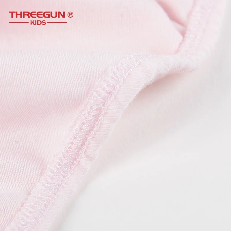 THREEGUN/детское нижнее белье для девочек; трусы-боксеры; хлопковые трусы для малышей; трусы для девушек ярких цветов с бантом; Одежда для девочек-подростков