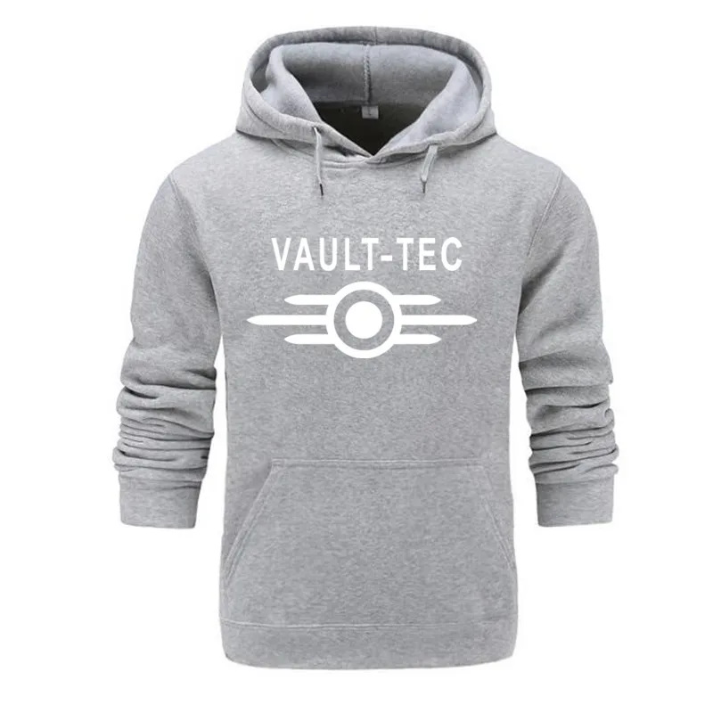 Толстовка мужская с капюшоном брендовая повседневная одежда логотипом Vault Tec для