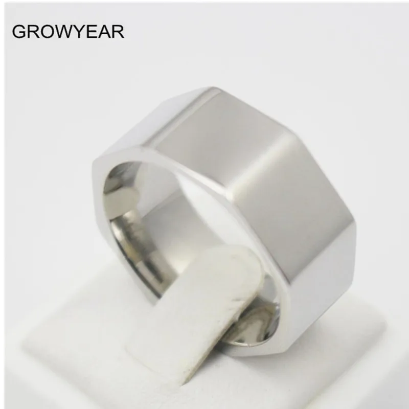 Мужское кольцо серебряного цвета из стали в форме крутой гайки Размер 7 8 9|ring size|ring