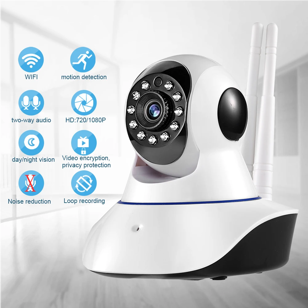 1080P IP камера беспроводная домашняя безопасность Wifi двухсторонняя аудио ночного