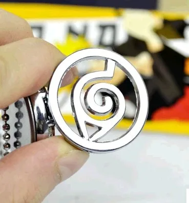 Новая анимация серебро HOKAGE Konohagakure кварцевые карманные часы ожерелье винтажный