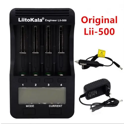 Зарядное устройство LiitoKala Lii-500 PD4 402 202 S1 100 18650 ЖК-дисплей тестовые аккумуляторы 26650