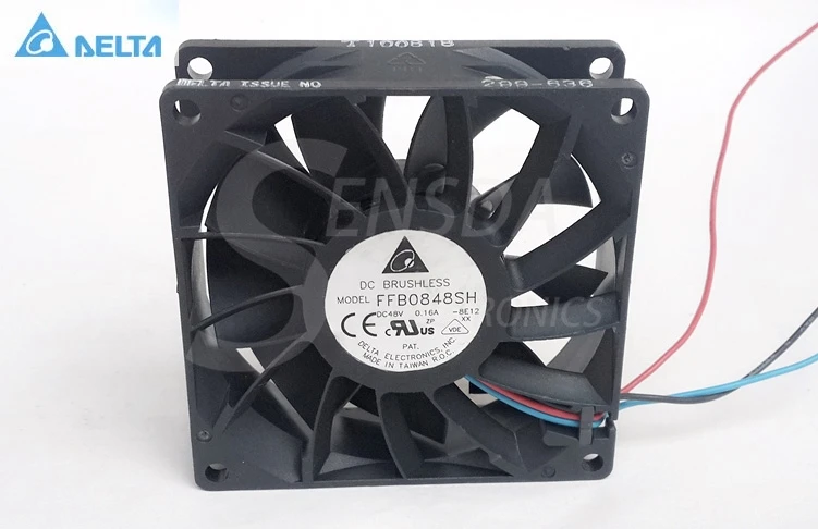 Оригинальный Для delta FFB0848SH 8025 80 мм 8 см DC 48В 0.16A серверный инвертор осевой