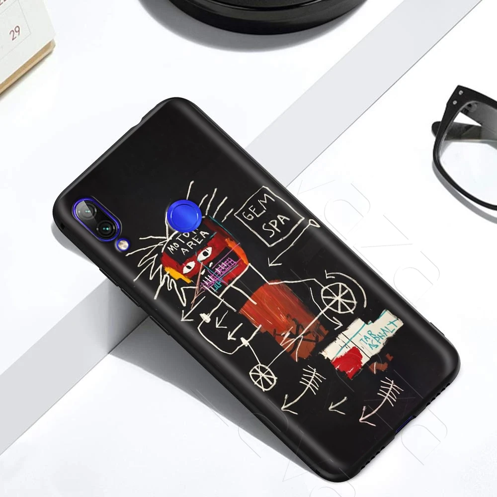Jean Michel Basquiat Art Graffiti Case for Xiaomi Redmi Note 8 9 9S K30 Pro MI MAX 3 6 SE A1 A2 A3 10 Lite Plus 8A F1 |