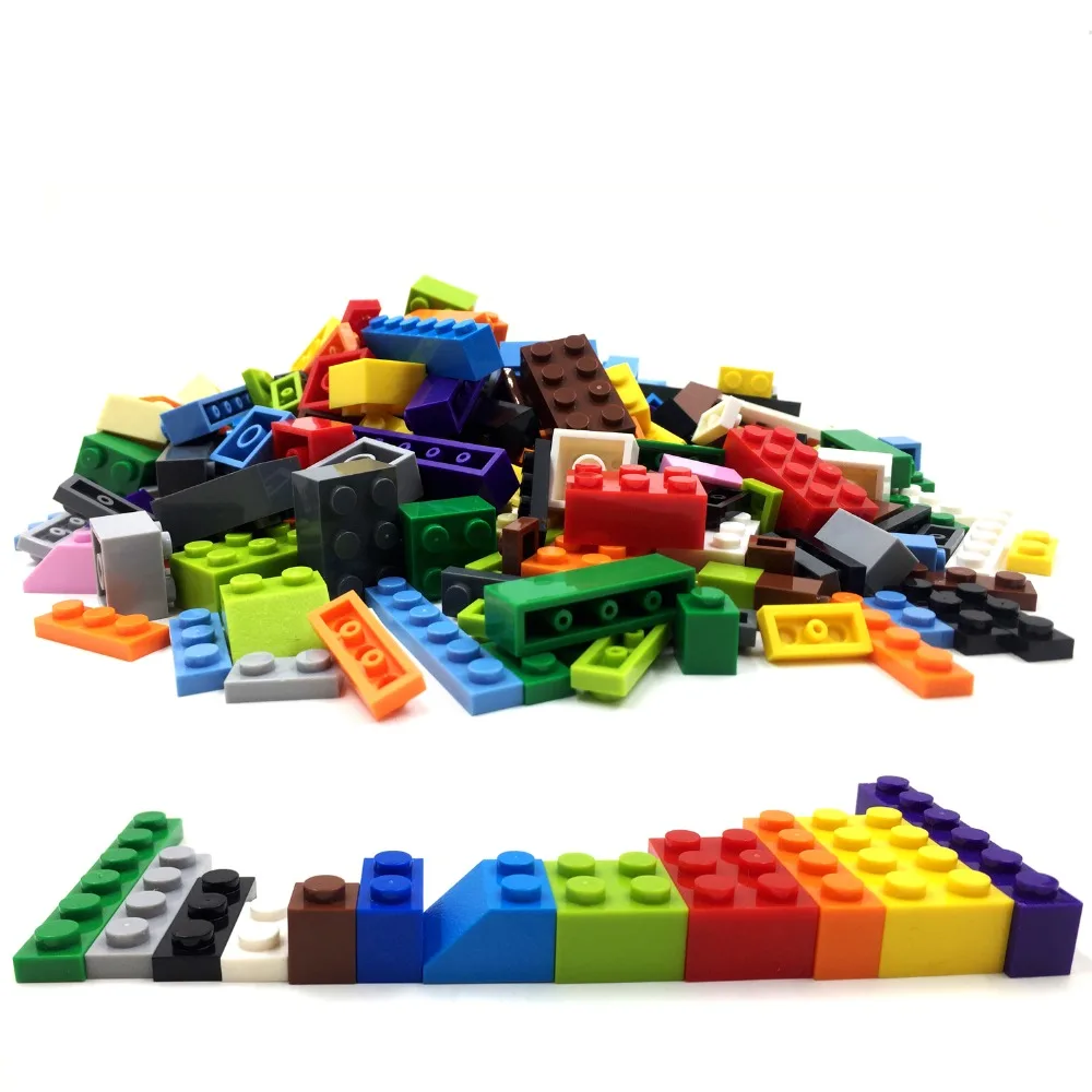 EKIND 1000 шт. наборы строительных блоков для LegoINGs DIY Кирпичи части друзей создателей