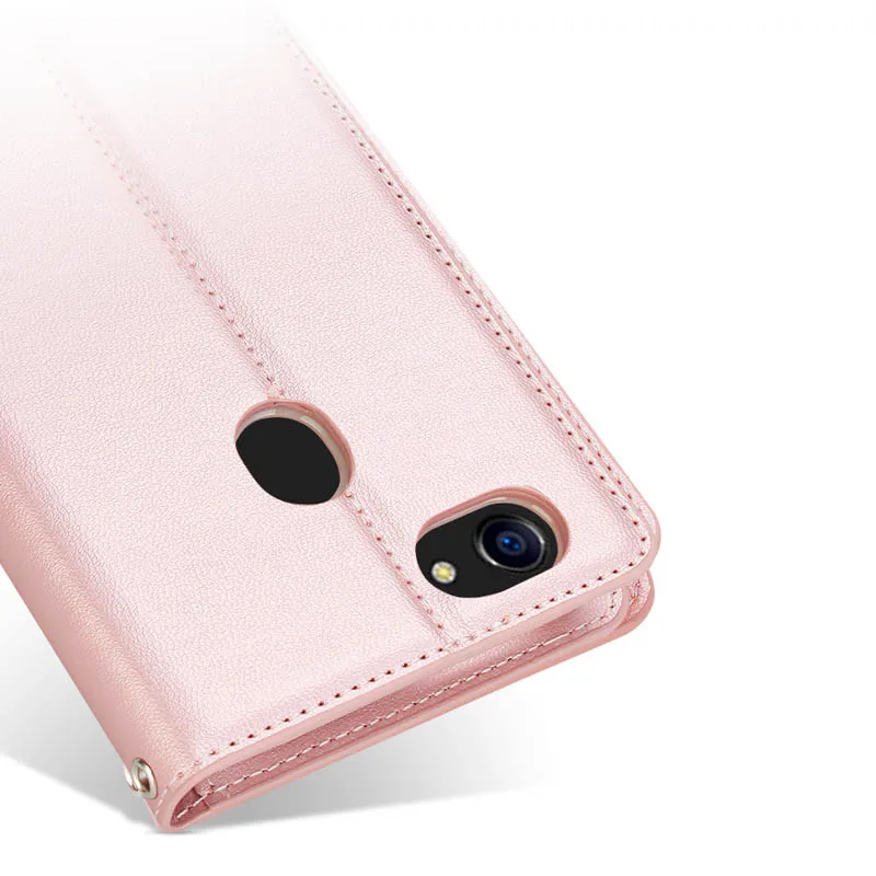 Hanman высококачественный защитный чехол для OPPO F7 люкс класса, Стиль в ретро-стиле из овечьей кожи кошелек задняя крышка-чехол с магнитной стоячий кейс-держатель Слот для карт памяти F7