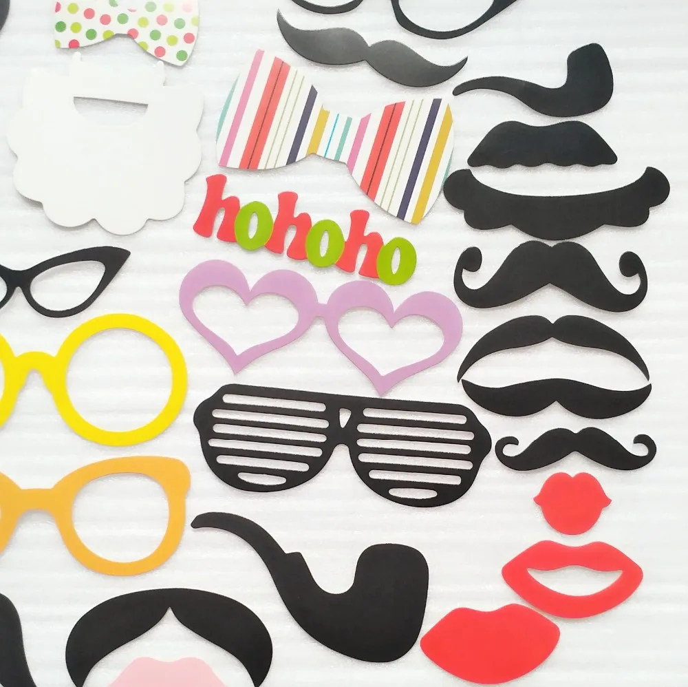 Послушание 48 шт. Забавный Рождество Лето фото стенд реквизит палочка день