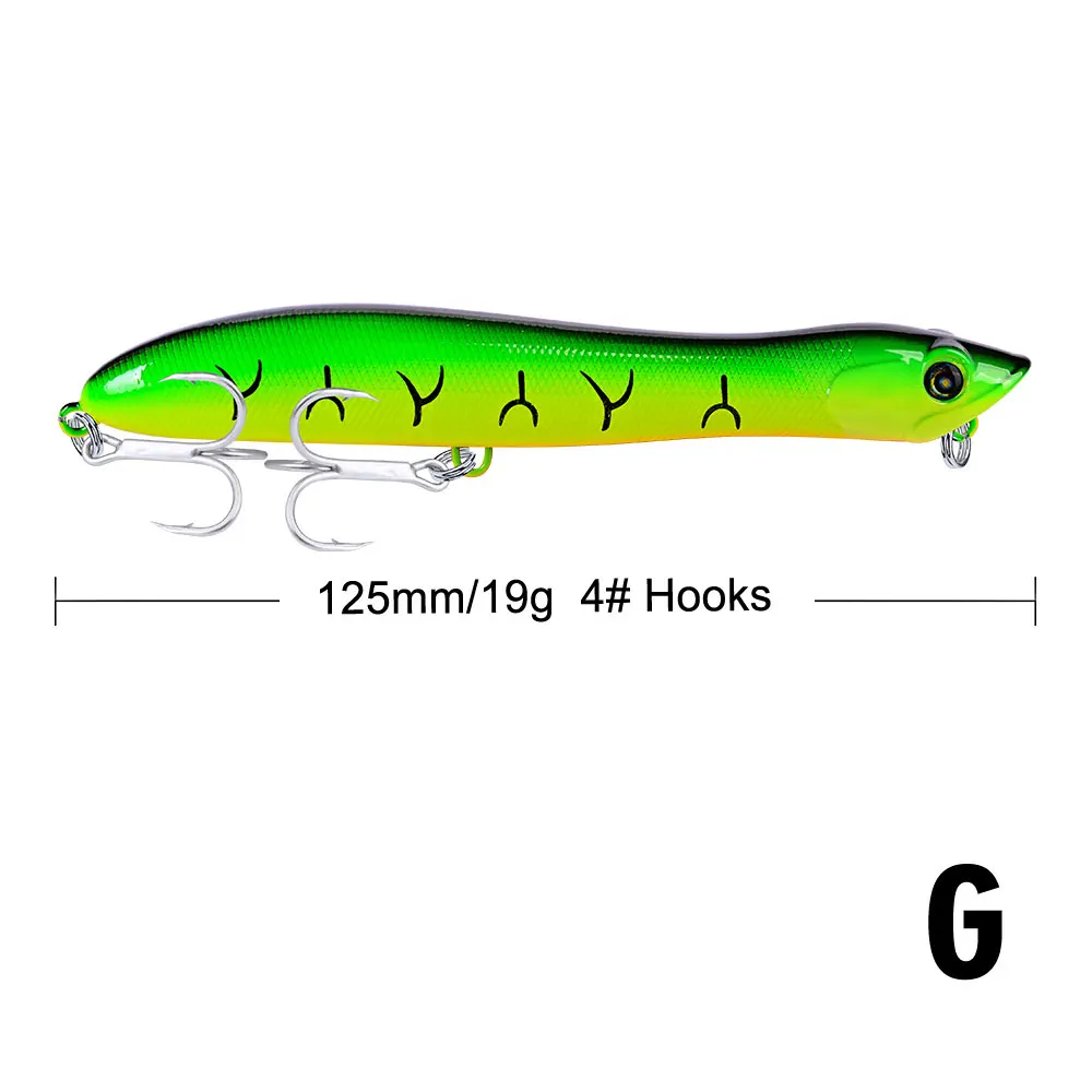 G Рыболовные приманки Peche VIB Shads воблеры Topwater гольян Тонущий Карандаш Рыболовные снасти инструменты искусственная живопись жесткие приманки Pesca - Цвет: G