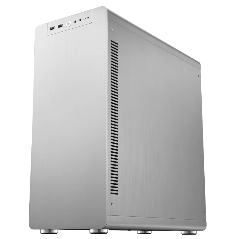 Jonsbo RM4 ATX корпус алюминиевый закаленное стекло односторонний через компьютер