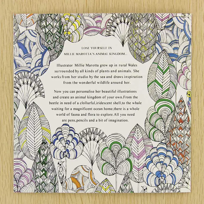 Книга для школы и офиса с животными Королевство Раскрашенные вручную книг