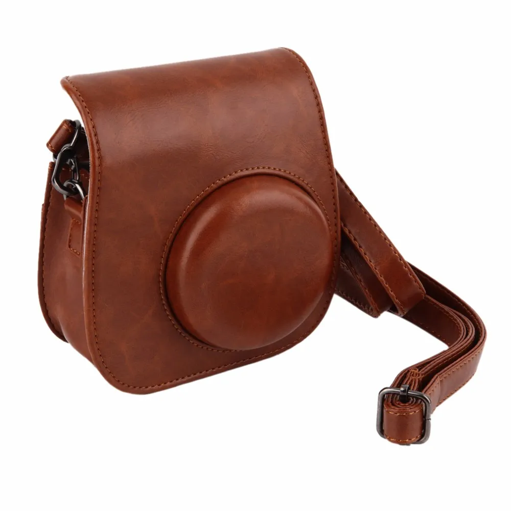 

Camera Strap Bag Case Cover Pouch Protector For Polaroid Photo Camera For Fuji Fujifilm Instax Mini 8 Leather Case Camera Bag