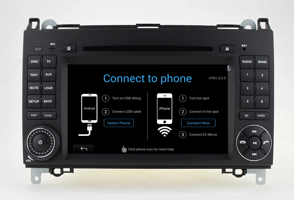 Автомобильный DVD плеер 7 дюймов IPS Android 10 0 GPS для Mercedes Benz B200 W169 Sprinter W245 W639 Vito Auto СБ Navi