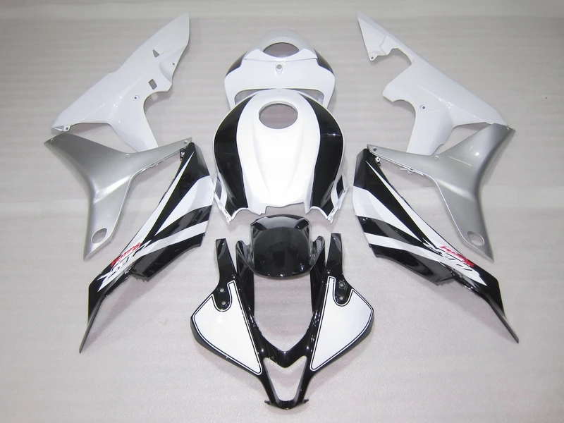 ABS Полный комплект обтекателей для Honda литьевая форма CBR600RR 07 08 CBR600 RR 2007 2008 белый