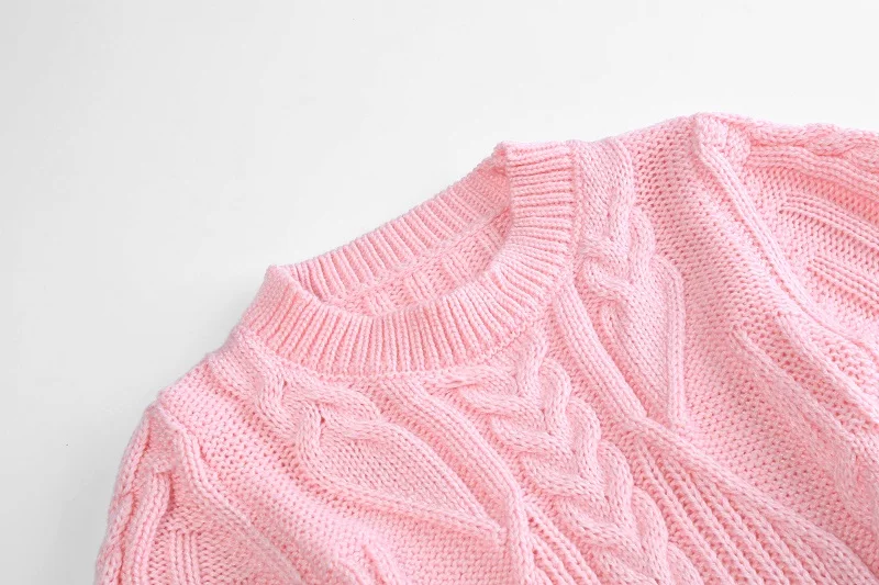 Демисезонное теплое платье-свитер для маленьких девочек вязаные платья