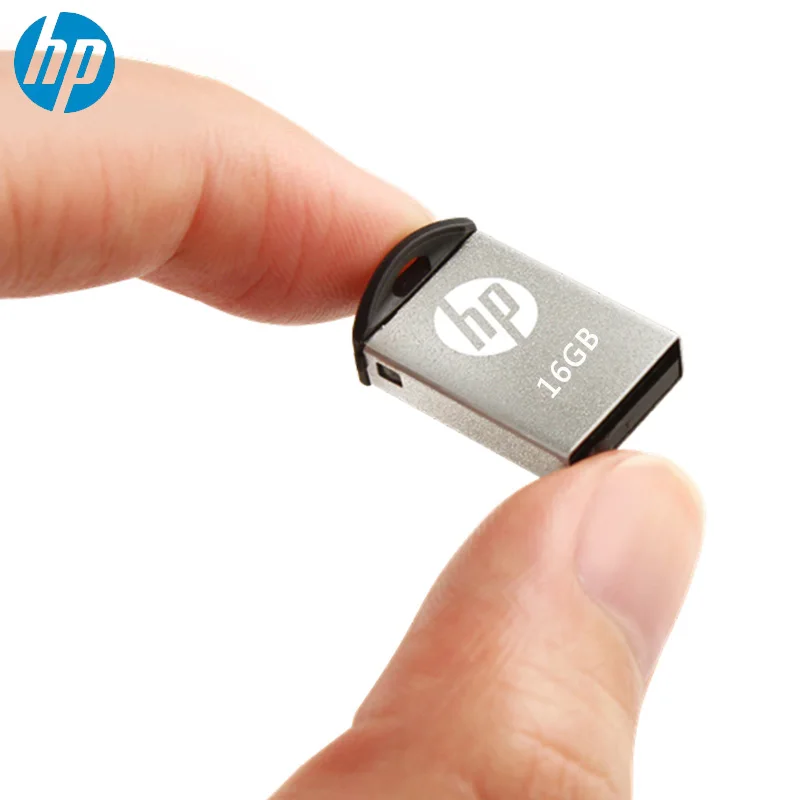 Флешка Hp USB 16 ГБ флешки металла Memory Stick v222w Micro M2 multi диска с otg tipo C супер мини Cle USB накопитель 16 г