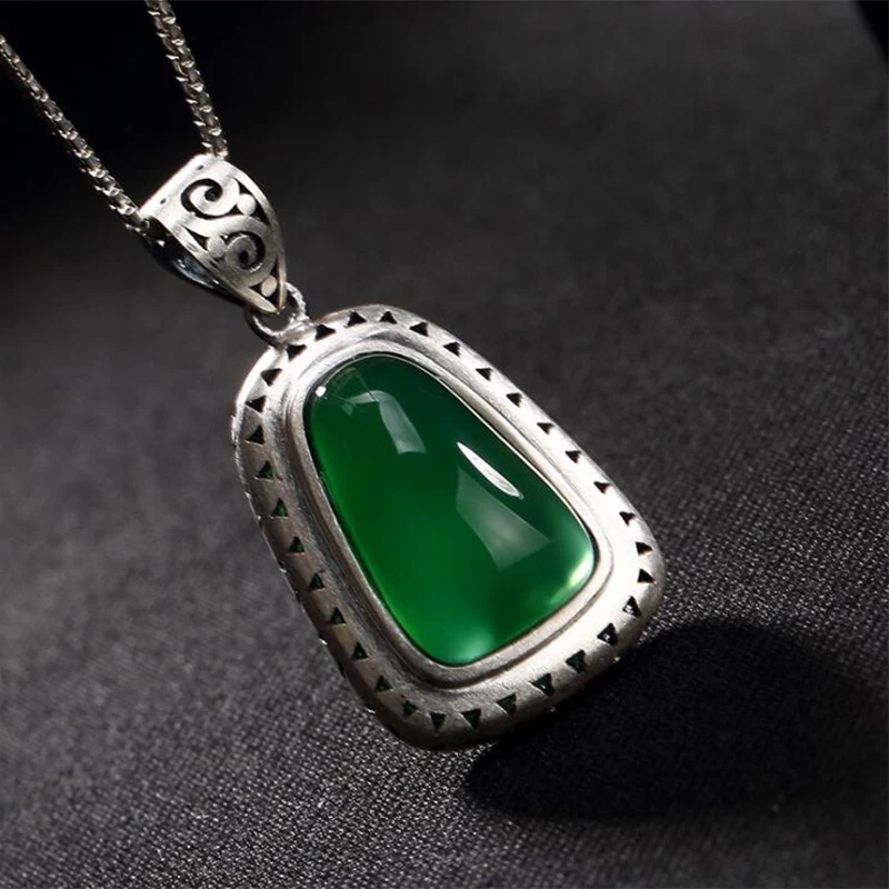 Женское Ожерелье инкрустация природным камнем халцедонский жемчуг полый