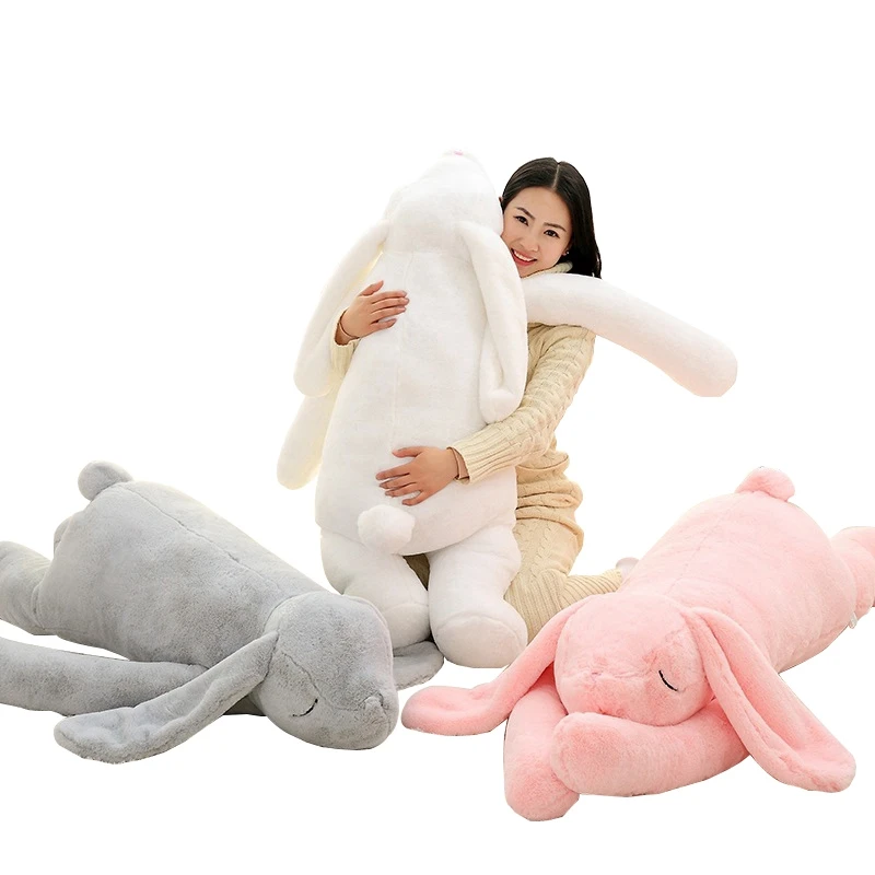 Dorimytrader Lovely Large 120 см Мягкий мультфильм Большой уха Bunny Плюшевые игрушки 47 ''