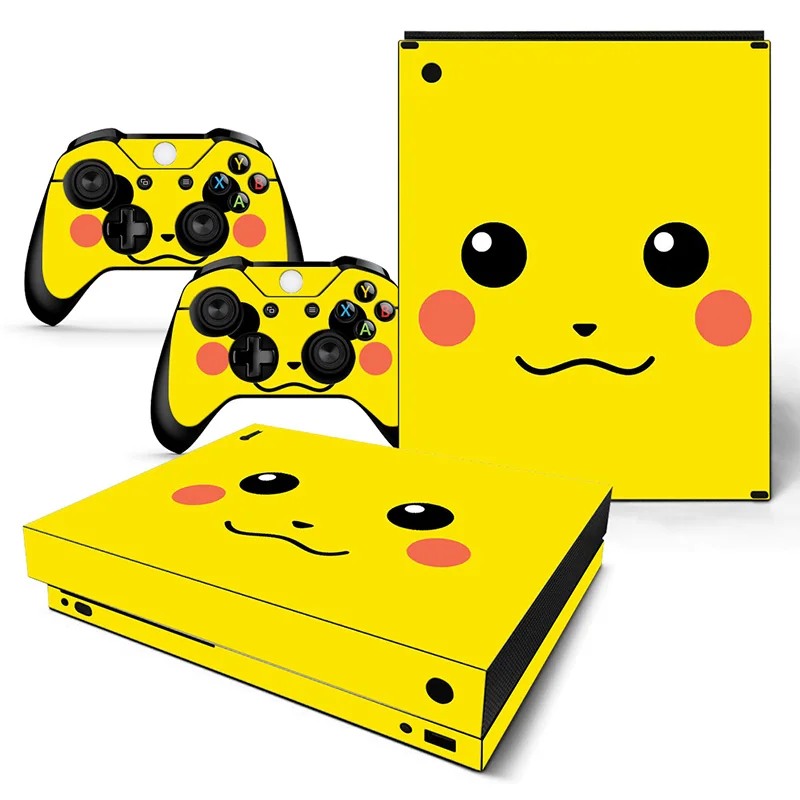 TN06-1035 GOOYIYO-для microsoft xbox ONE X наклейка геймерская консоль контроллеры виниловая наклейка DIY персональная мультяшная кожа xbox ONE X наклейка - Цвет: TN06-1035