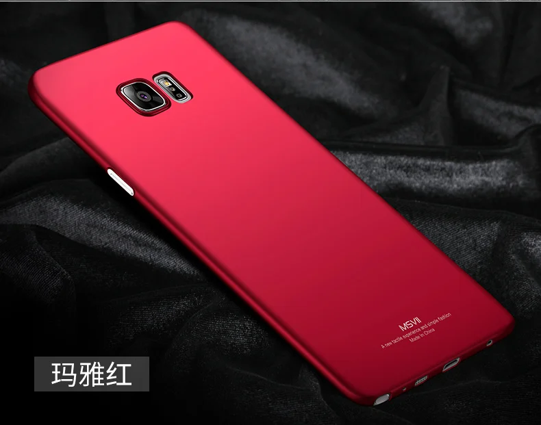 Для samsung Galaxy Note 5 Чехол Msvii кольцо на палец тонкий матовый Coque чехол для samsung Note 5 чехол с магнитным держателем 5,7"