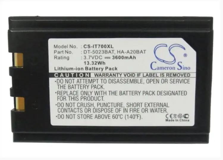 

Cameron Sino 3600mAh battery for BANKSYS Xentissimo 3032610137 BSYS05006 for CASIO Casio Cassiopeia IT-700 M30 M30E DT5023BAT